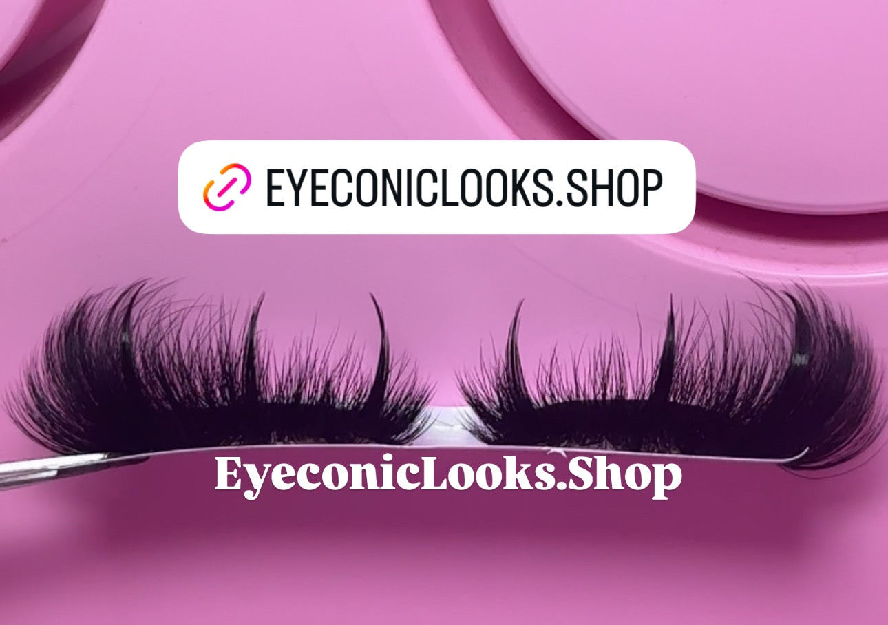 LONG SPIKED CAT EYE - CLUSTER LASH STRIPS