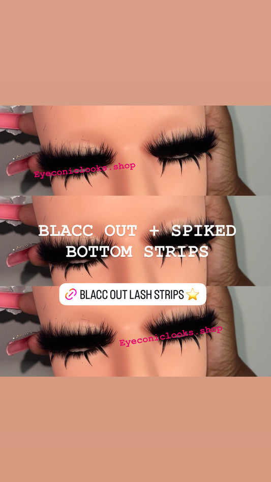 BLACC OUT - CLUSTER LASH STRIP